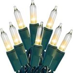 HISHINY Christmas Lights 100 Count Clear