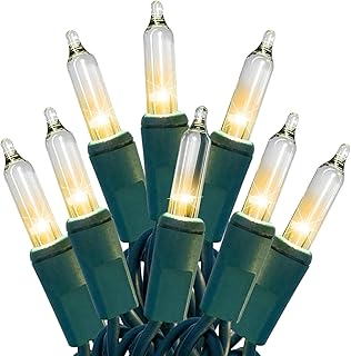 HISHINY Christmas Lights 100 Count Clear
