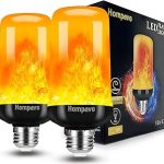 Hompavo 【Upgraded】 LED Flame Light Bulbs