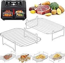 HONYAO Air Fryer Rack Ninja Dual