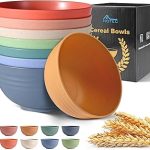 HOTEC BPA Free Unbreakable Wheat Straw