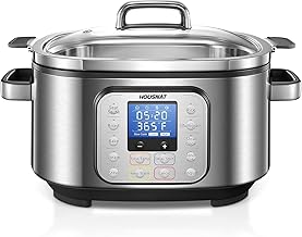 HOUSNAT Slow Cooker 10 1 Programmable