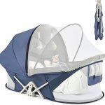 ISELECTOR Portable Baby Bassinet Travel Bed