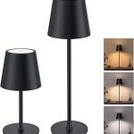 JACKYLED Cordless Table Lamps Rechargeable