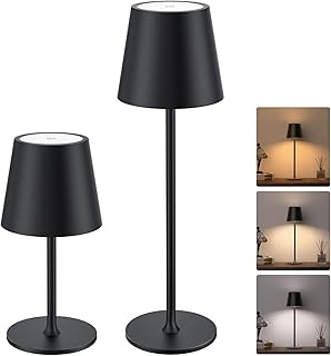 JACKYLED Cordless Table Lamps Rechargeable