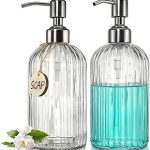 JASAI 2PACK 18 Oz Glass Soap
