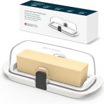KITCHENDAO One-handed Airtight Butter Dish Lid