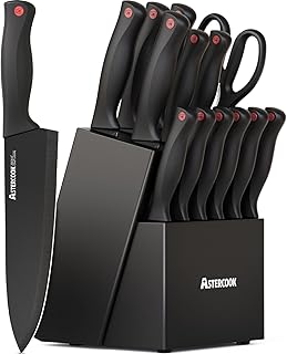 Knife Astercook 15 Sets Kitchen Block