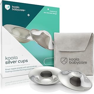 Koala Babycare Original Silver Nursing Cups