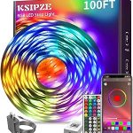 KSIPZE 100ft Led Strip Lights RGB