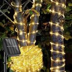 LairtPOW Solar Rope Light Outdoor Waterproof
