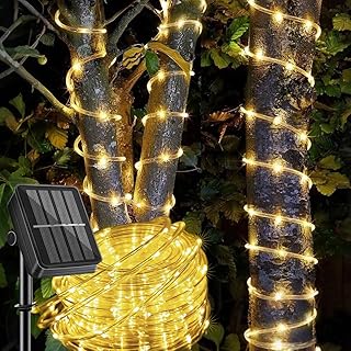 LairtPOW Solar Rope Light Outdoor Waterproof