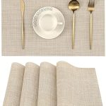 Leetaltree Beige Placemats 4