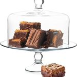 Libbey Selene Glass Cake Stand Dome