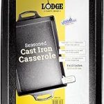 Lodge Seasoned Cast Iron Casserole Pan