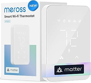 meross Matter Smart Thermostat Electric Baseboard