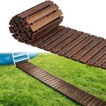 MEWTOGO 10ft Anti-Slip Wooden Pool Walkway