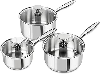 MICHELANGELO Stainless Steel Saucepan Lids 1QT