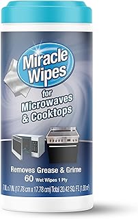 MiracleWipes Microwaves Cooktops Easily Removes Food