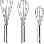 NileHome Stainless Steel Whisk 8" 10"