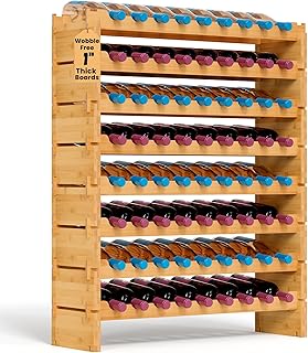 NutriChef 72 Bottle Wine Rack Stackable