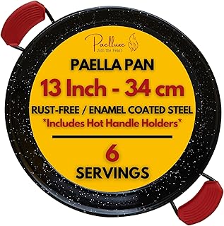 Paelluxe Paella Pan Enamelled No-Rust Steel