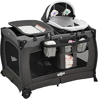 Pamo Babe Play Bassinet Baby Playpen