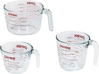 Pyrex Essentials (3-Pack) Glass Measuring Cups