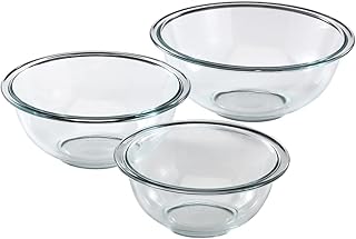 Pyrex Essentials (3-Piece) Glass Mixing Bowls