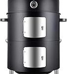Realcook Vertical 17 Inch Steel Charcoal