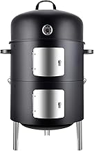 Realcook Vertical 17 Inch Steel Charcoal
