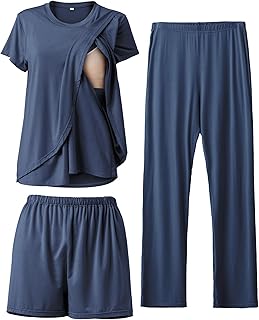 Rnxrbb 3 Postpartum Nursing Pajamas Casual