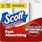 Scott Paper Towels Choose-A-Sheet 6 Double