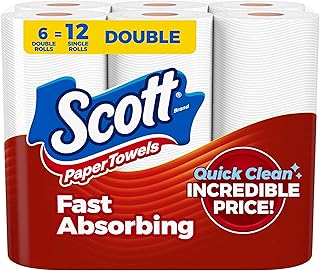 Scott Paper Towels Choose-A-Sheet 6 Double