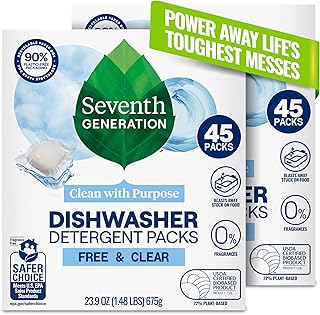 Seventh Generation Dishwasher Detergent Packs
