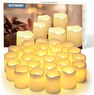 SHYMERY Flameless Votive Candles