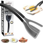 Silicone Egg Flipper Spatula Tongs (Set