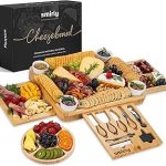 SMIRLY Charcuterie Boards Large Bamboo Cheese