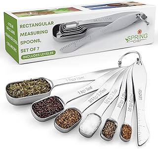 Spring Chef Stainless Steel Measuring Spoons