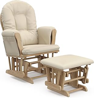 Storkcraft Premium Hoop Glider & Ottoman