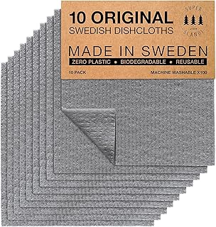 SUPERSCANDI 10 Swedish Dishcloths Kitchen