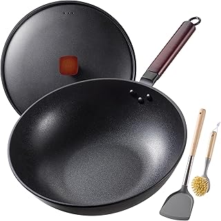 Teewe Carbon Steel Wok -13 Inch