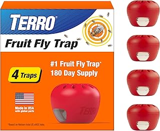 TERRO Fruit Fly Traps Indoors (4