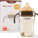 Thyseed Spill-Proof Weighted Straw Sippy Cup