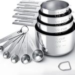 TILUCK Stainless Steel Measuring Cups &