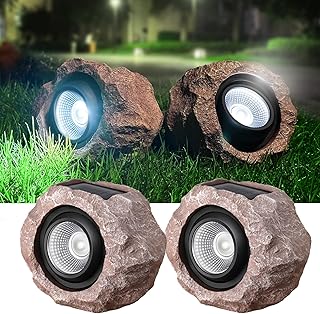 Timeflies Solar Rock Lights Outdoor