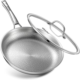 Titanium Pan 12 Inch Pure Hammered