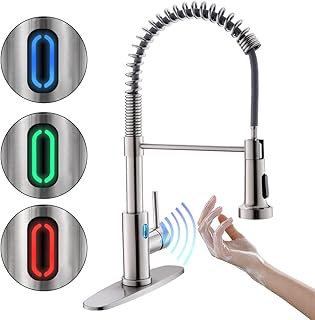 Touchless Kitchen Faucet Pull Down Sprayer