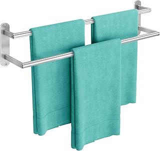 Towel Rack Bathroom Double Bar 24Inch
