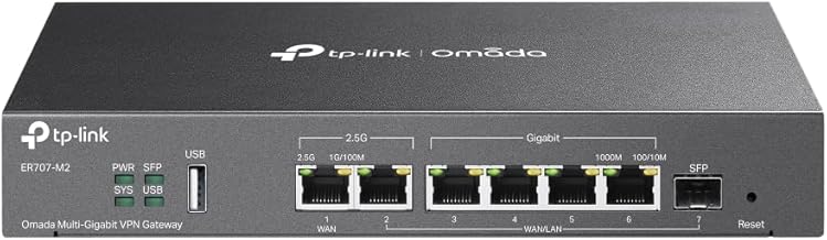 TP-Link ER707-M2 Omada Multi-Gigabit VPN Router